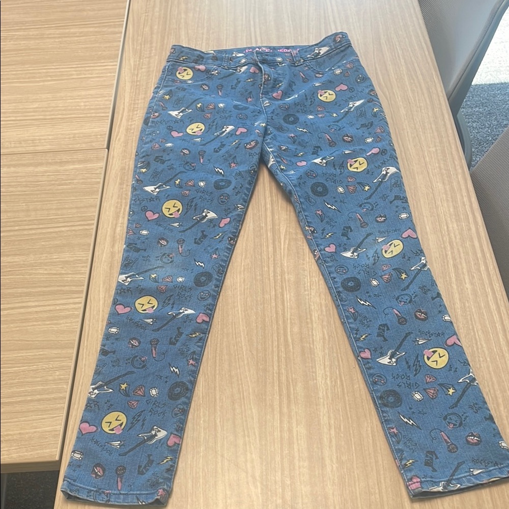 Children’s Place darling emoji jeans - Picture 1 of 8
